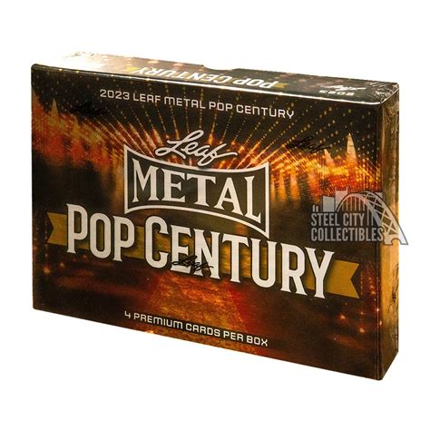 2023 leaf metal pop century hobby box|leaf metal pop century.